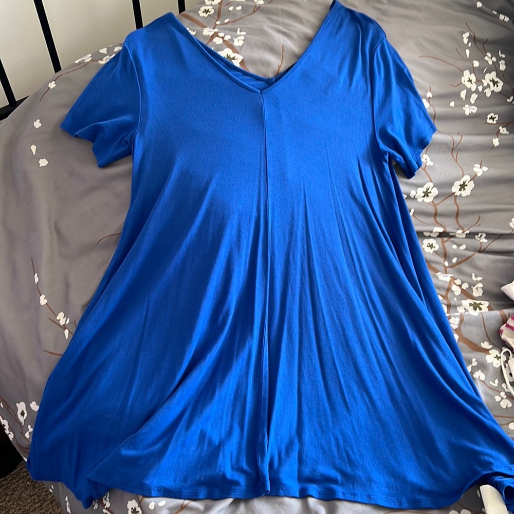 Short sleeve tshirt dress